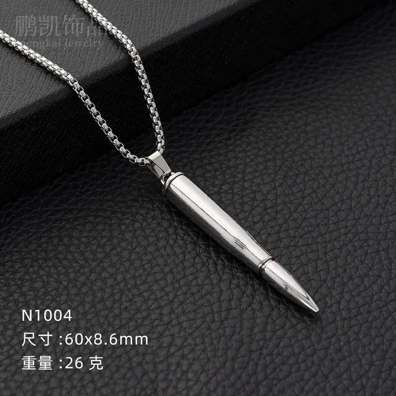 Hip-Hop Six-Pointed Star Titanium Steel Necklace for Men Women - Image 2