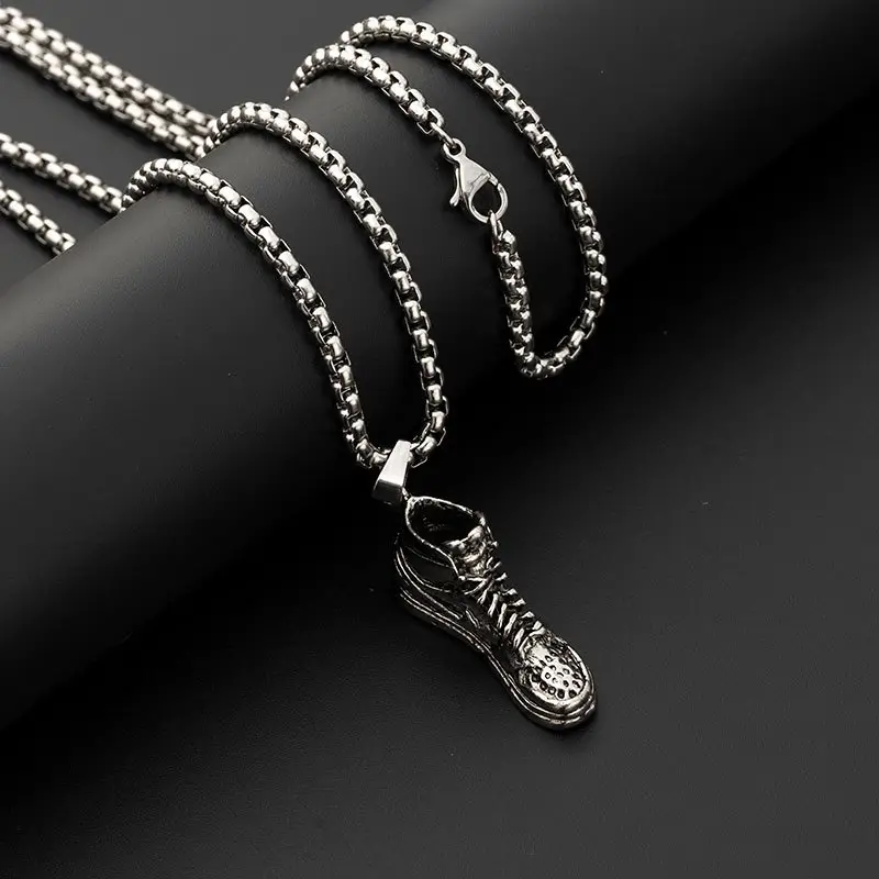 Hip-Hop Six-Pointed Star Titanium Steel Necklace for Men Women - Image 21