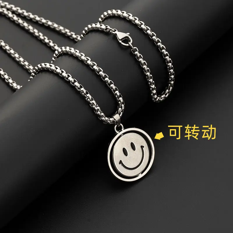 Hip-Hop Six-Pointed Star Titanium Steel Necklace for Men Women - Image 26