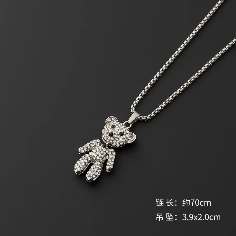 Hip-Hop Six-Pointed Star Titanium Steel Necklace for Men Women - Image 36