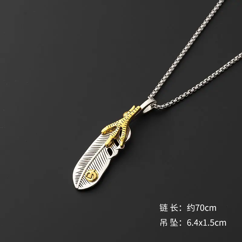 Hip-Hop Six-Pointed Star Titanium Steel Necklace for Men Women - Image 39