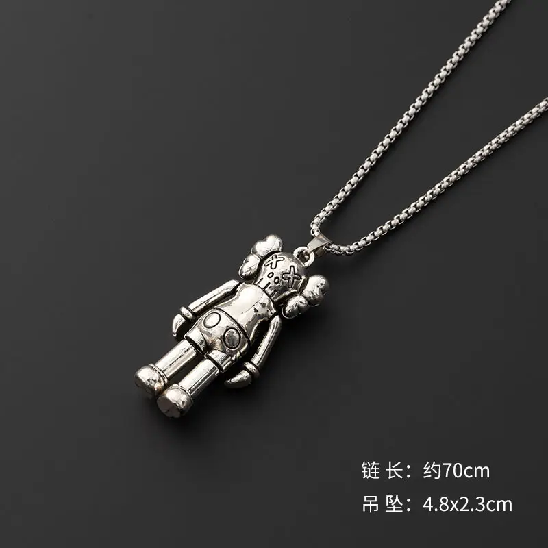 Hip-Hop Six-Pointed Star Titanium Steel Necklace for Men Women - Image 45
