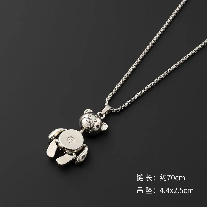 Hip-Hop Six-Pointed Star Titanium Steel Necklace for Men Women - Image 48