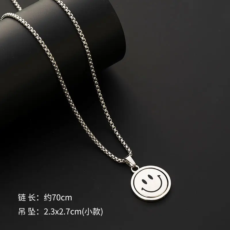 Hip-Hop Six-Pointed Star Titanium Steel Necklace for Men Women - Image 52