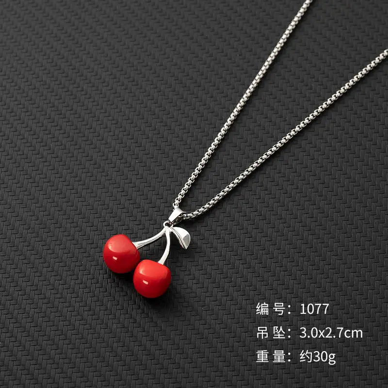 Hip-Hop Six-Pointed Star Titanium Steel Necklace for Men Women - Image 53