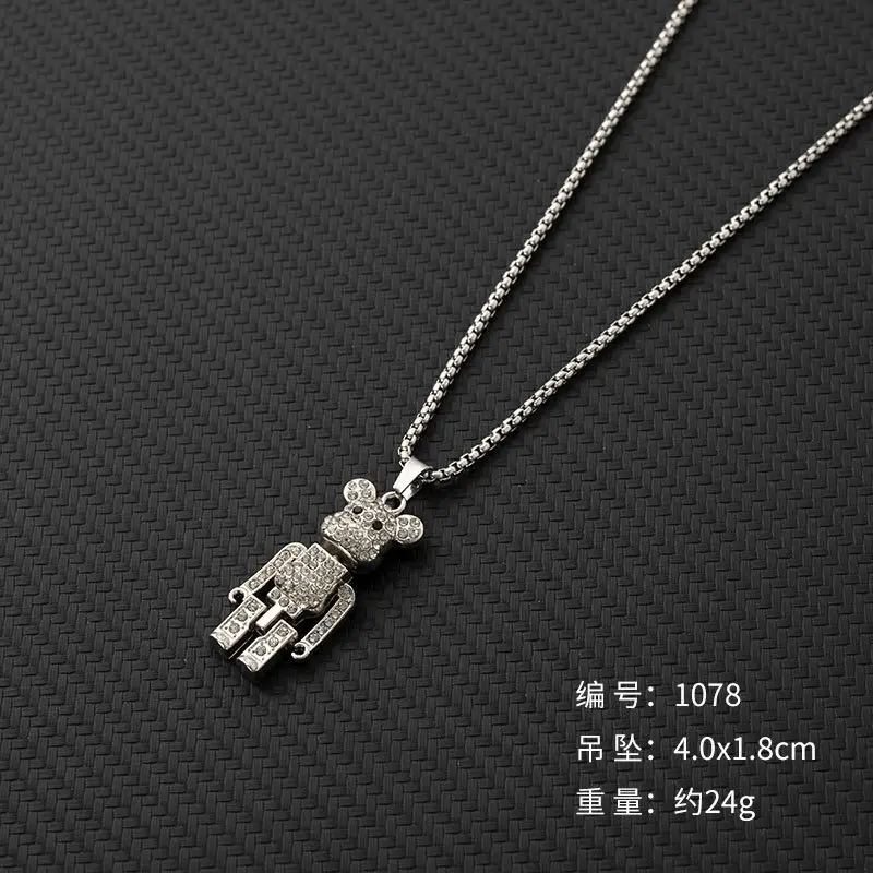 Hip-Hop Six-Pointed Star Titanium Steel Necklace for Men Women - Image 54