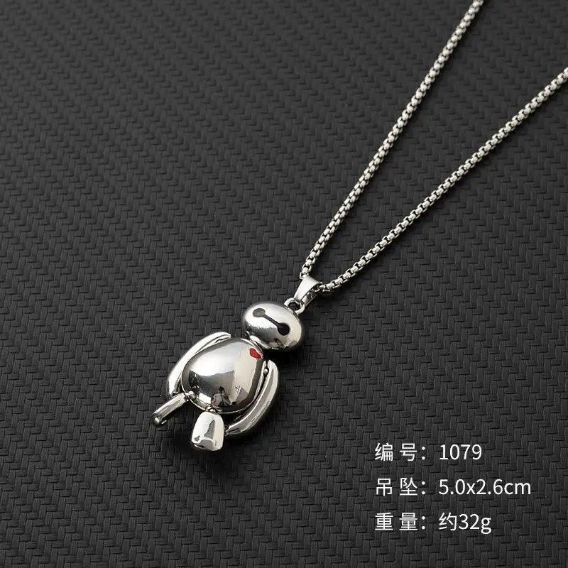 Hip-Hop Six-Pointed Star Titanium Steel Necklace for Men Women - Image 55