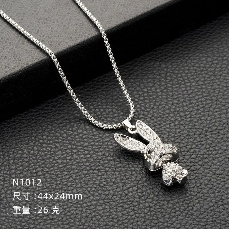 Hip-Hop Six-Pointed Star Titanium Steel Necklace for Men Women - Image 7