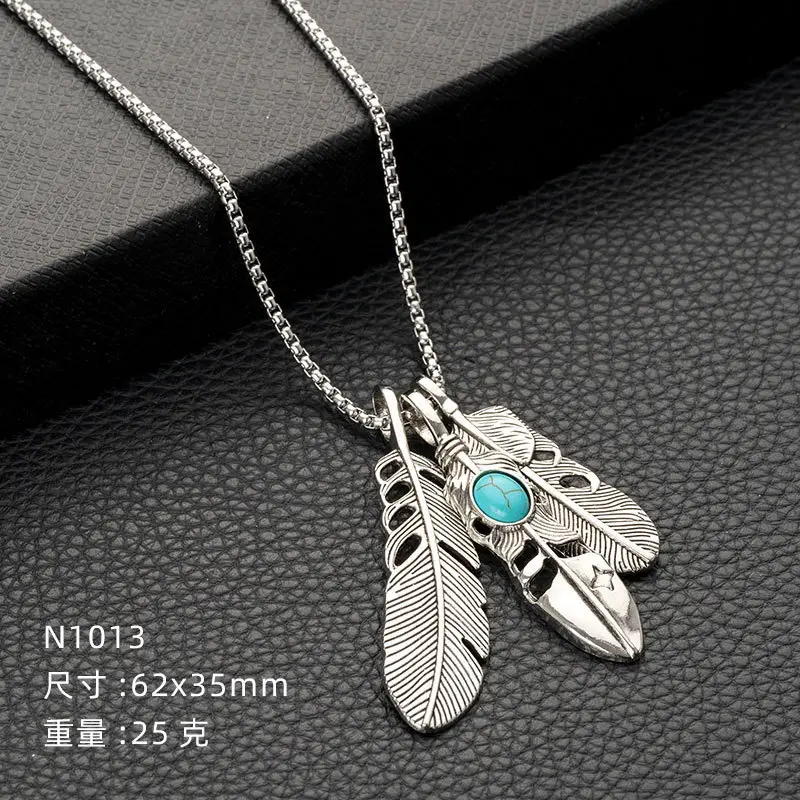 Hip-Hop Six-Pointed Star Titanium Steel Necklace for Men Women - Image 8