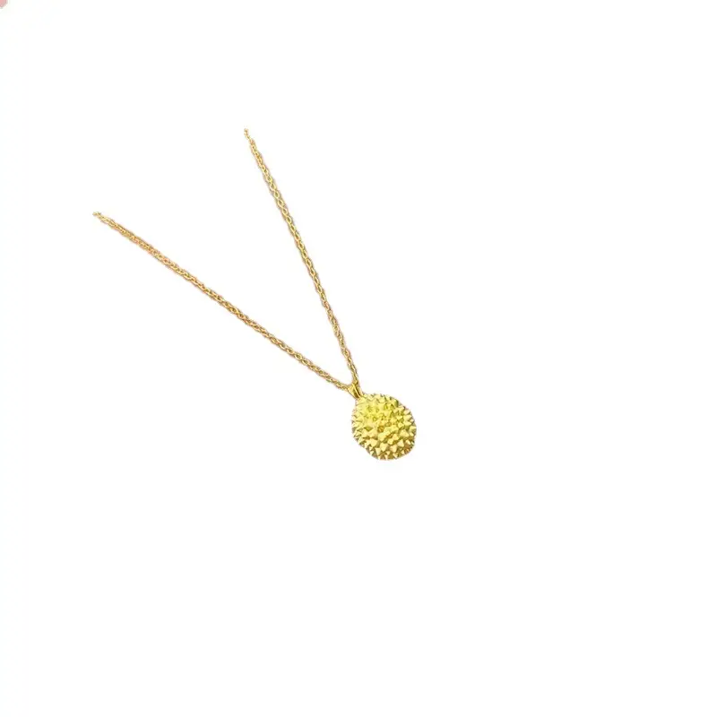 Gold Net Sand Gold Necklace Niche Design