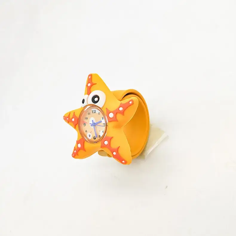 Blue Cartoon Pop Watch for Kids Silicone Marine Animal Gift - Image 13