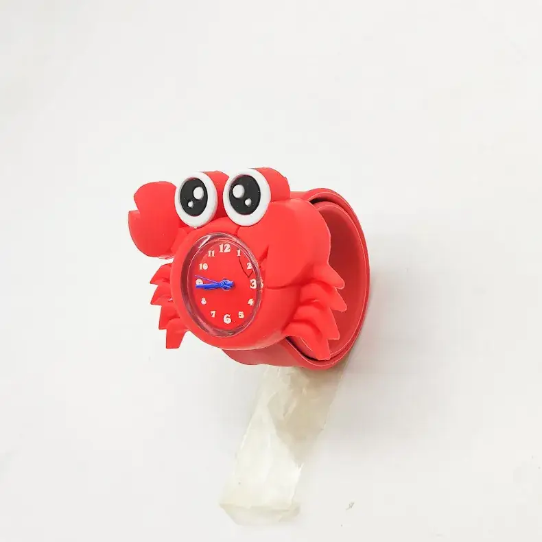 Blue Cartoon Pop Watch for Kids Silicone Marine Animal Gift - Image 6