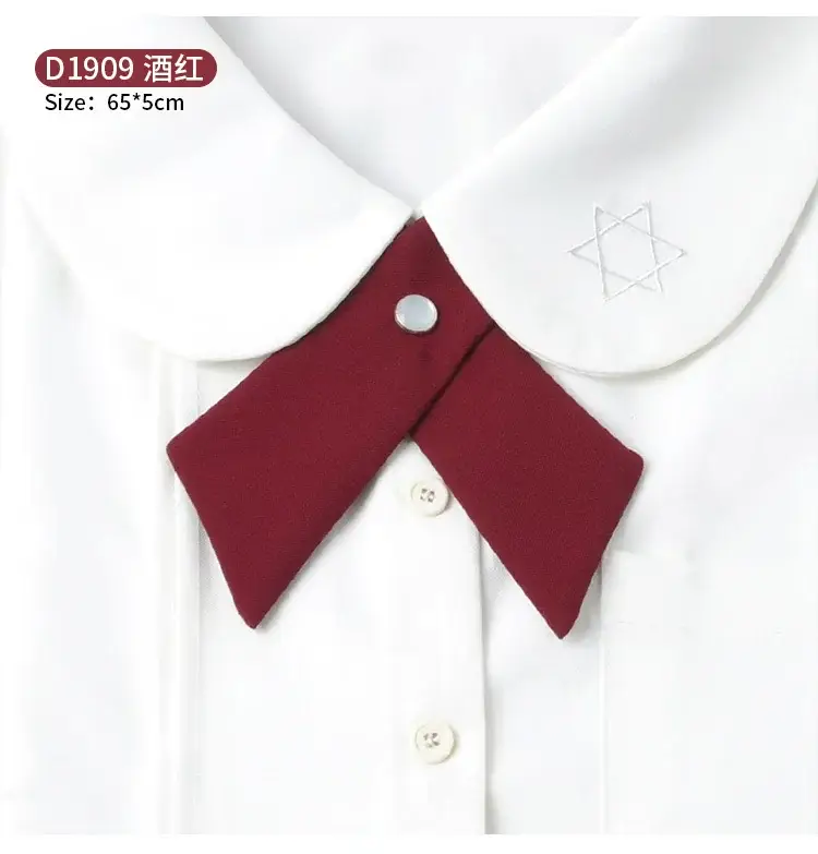 Women's Wine Red Bow Tie Photo Graduation Set — feature 10