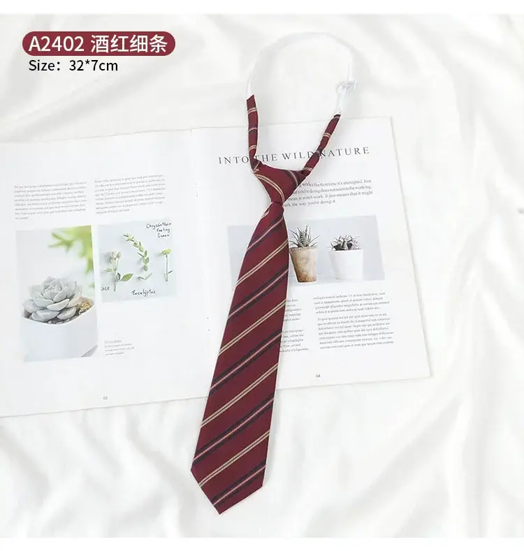 Women's Wine Red Bow Tie Photo Graduation Set — feature 7