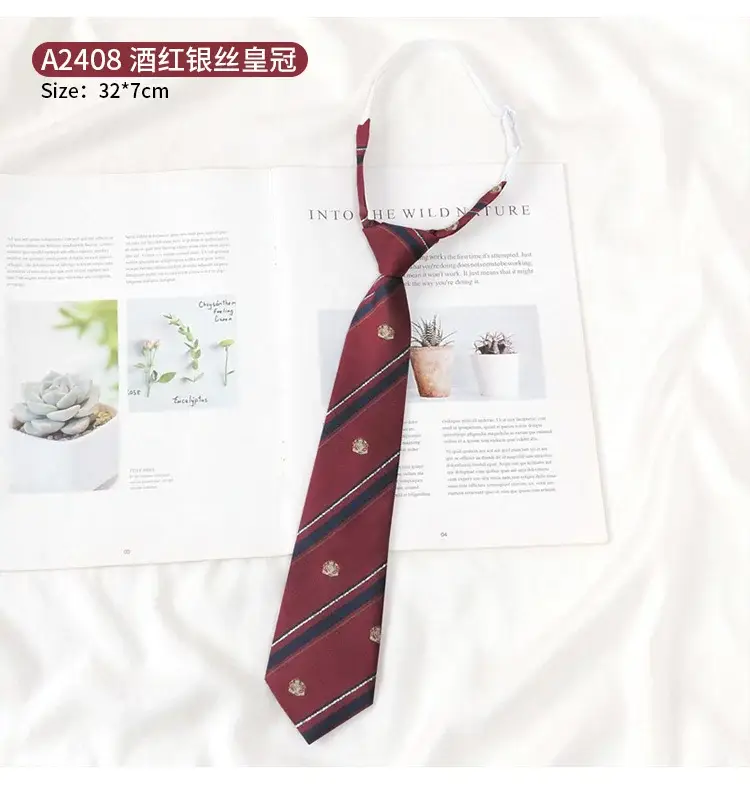 Women's Wine Red Bow Tie Photo Graduation Set — feature 8
