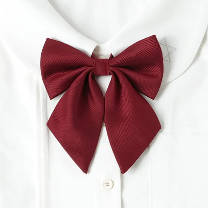Women's Wine Red Bow Tie Photo Graduation Set - Image 15