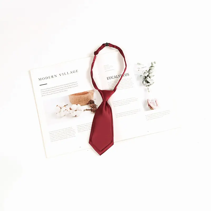 Women's Wine Red Bow Tie Photo Graduation Set - Image 38