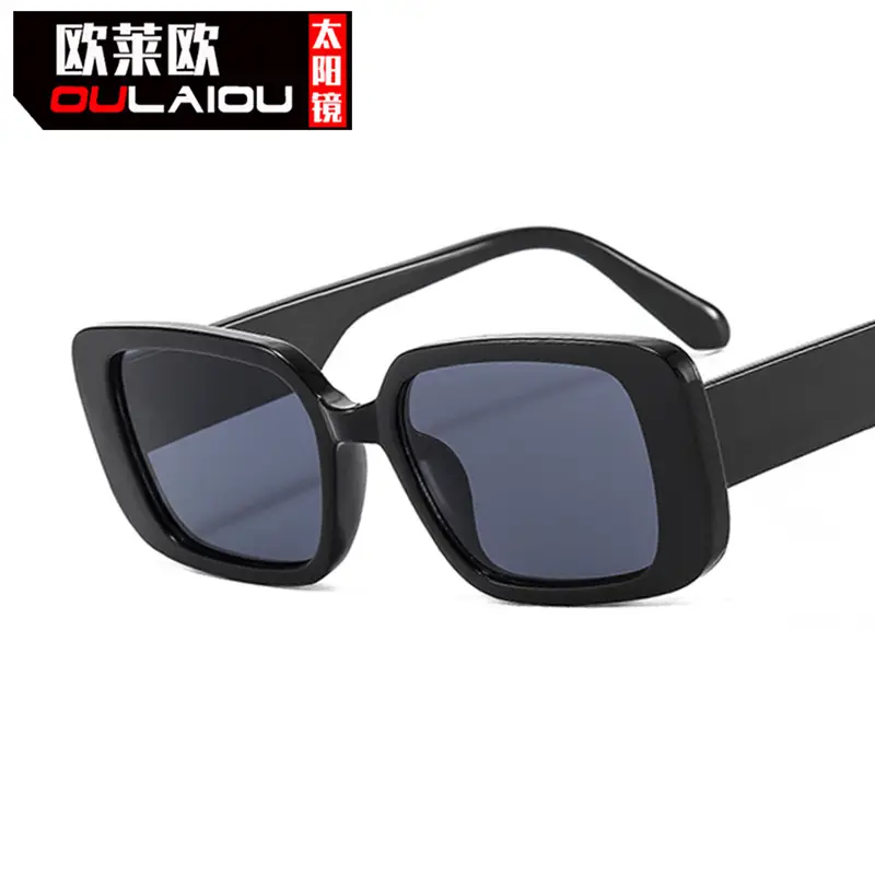 Green Rectangular Sunglasses for Women Men 2025 - Image 6