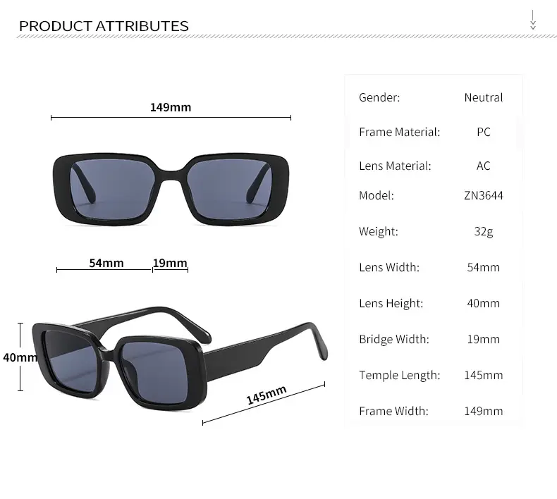 Green Rectangular Sunglasses for Women Men 2025 — feature 8
