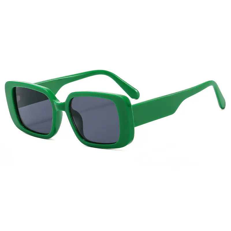 Green Rectangular Sunglasses for Women Men 2025 - Image 4