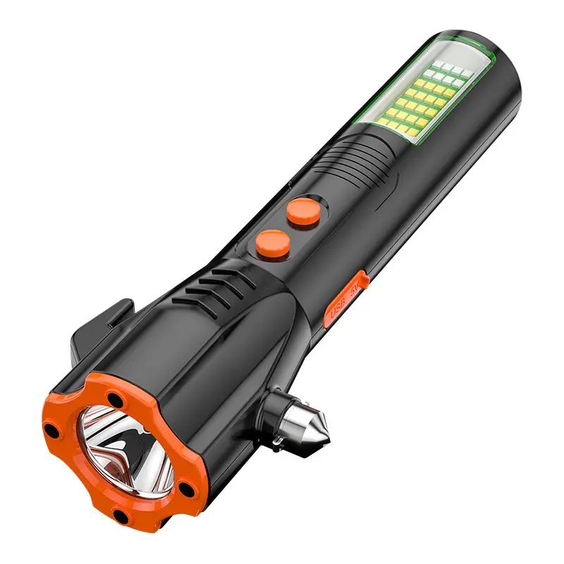 Tungsten Hammer Flashlight for Car Windows & Fire Rescue - Image 6