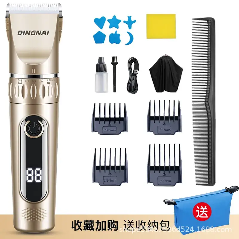 Rechargeable Universal Hair Clipper with 6 Attachments - Image 2
