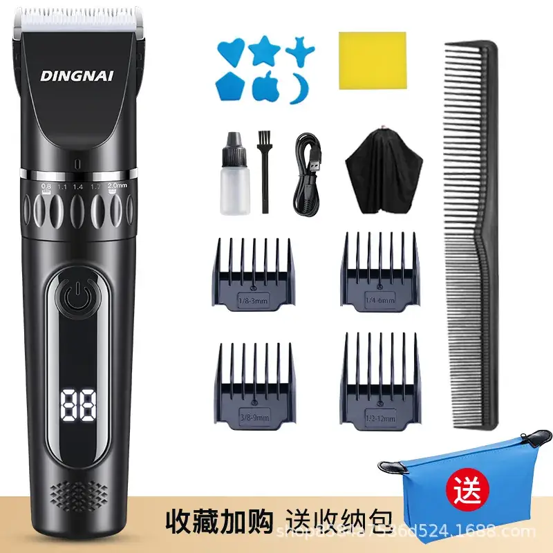 Rechargeable Universal Hair Clipper with 6 Attachments - Image 4
