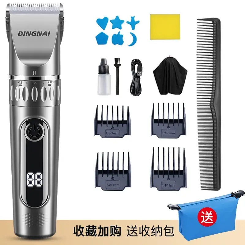 Rechargeable Universal Hair Clipper with 6 Attachments - Image 6