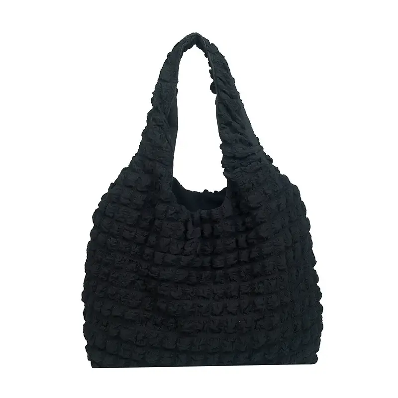 Women's Yellow Striped Folded Commuter Bag - Image 11