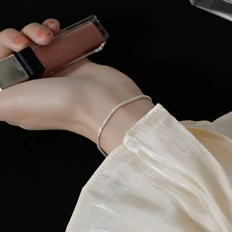 Sterling Silver Starry Bracelet for Women - Image 3