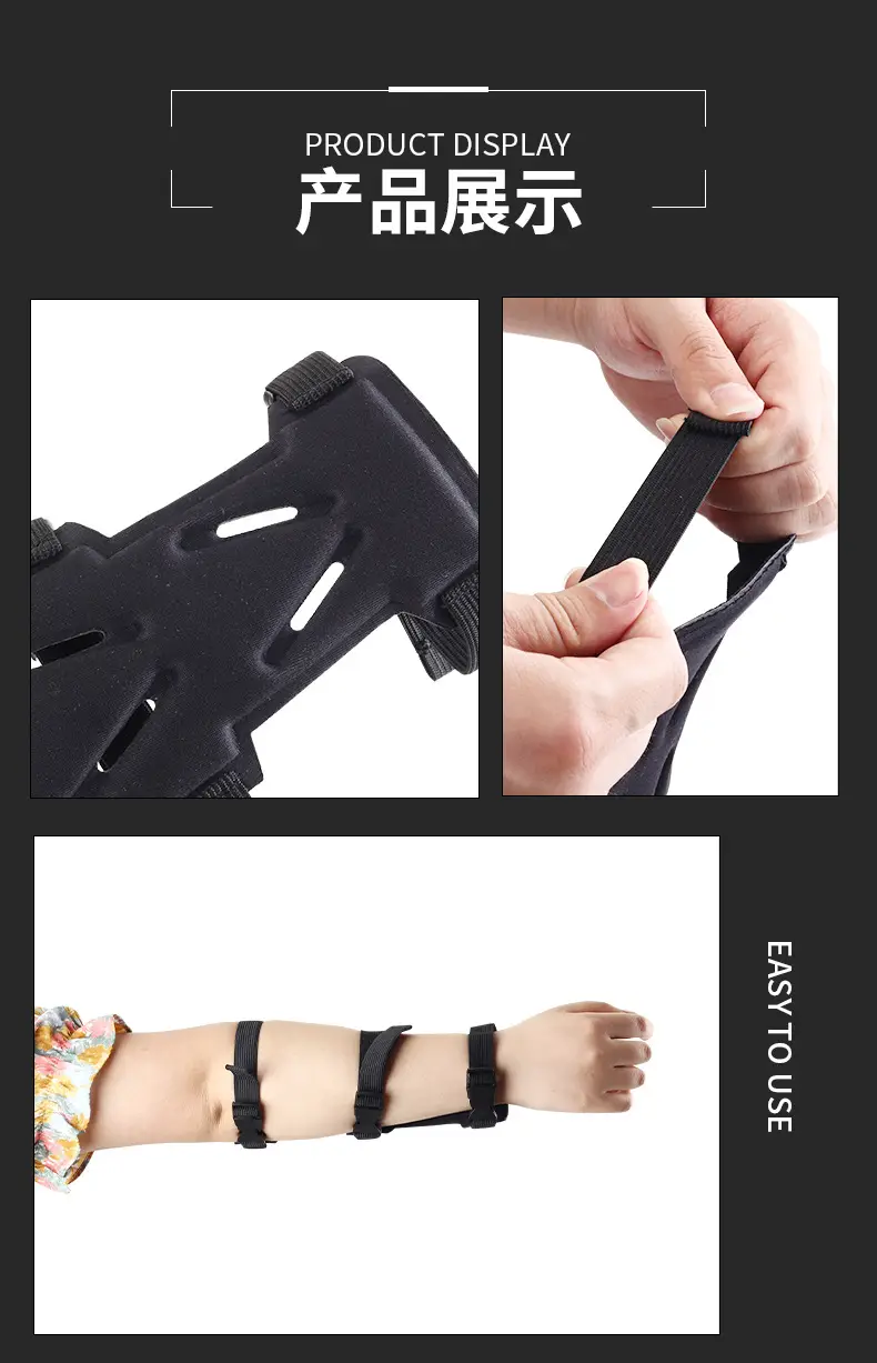 Thickened Arm Guards Sp823 Arm Guards Archery Competition Competition Recurve Bow and Arrow Breathable Fabric Arm Guards Universal for Left and Right Hands — feature 8