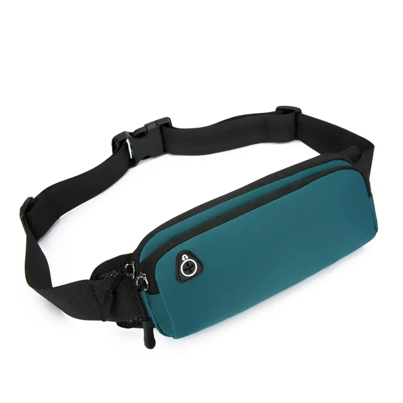 Casual Teal Waist Bag for Men with Adjustable Strap - Image 10