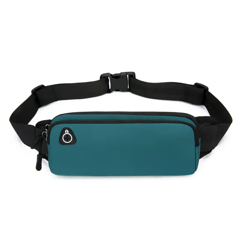 Casual Teal Waist Bag for Men with Adjustable Strap - Image 5