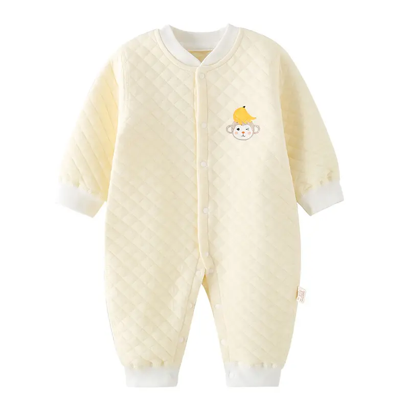 Newborn Baby Cotton Full Moon Suit Light Blue - Image 6