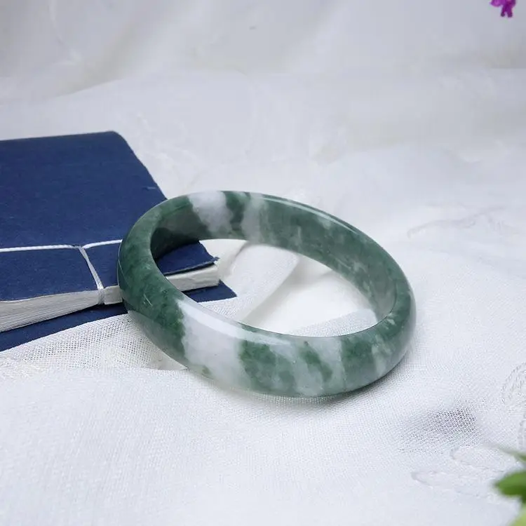 Natural Jade Light Green Bracelets for Women