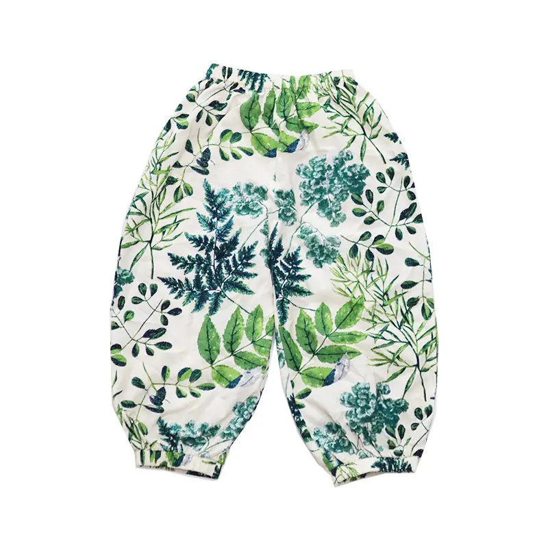 Beach 2Pc Floral T-Shirt Suit Green White Summer Family Wear