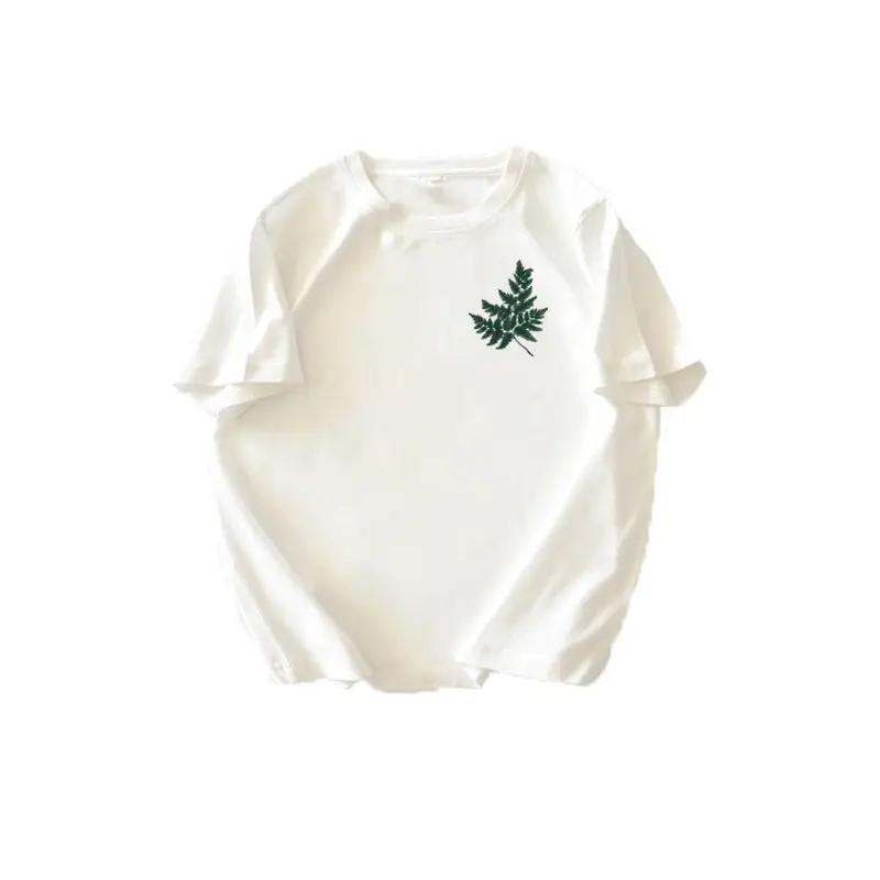 Beach 2Pc Floral T-Shirt Suit Green White Summer Family Wear