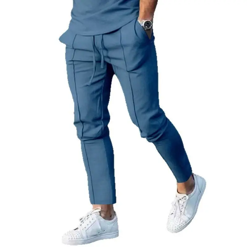 Men's Black Slim Fit Casual Pants 2025 - Image 11