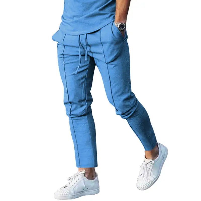 Men's Black Slim Fit Casual Pants 2025 - Image 13