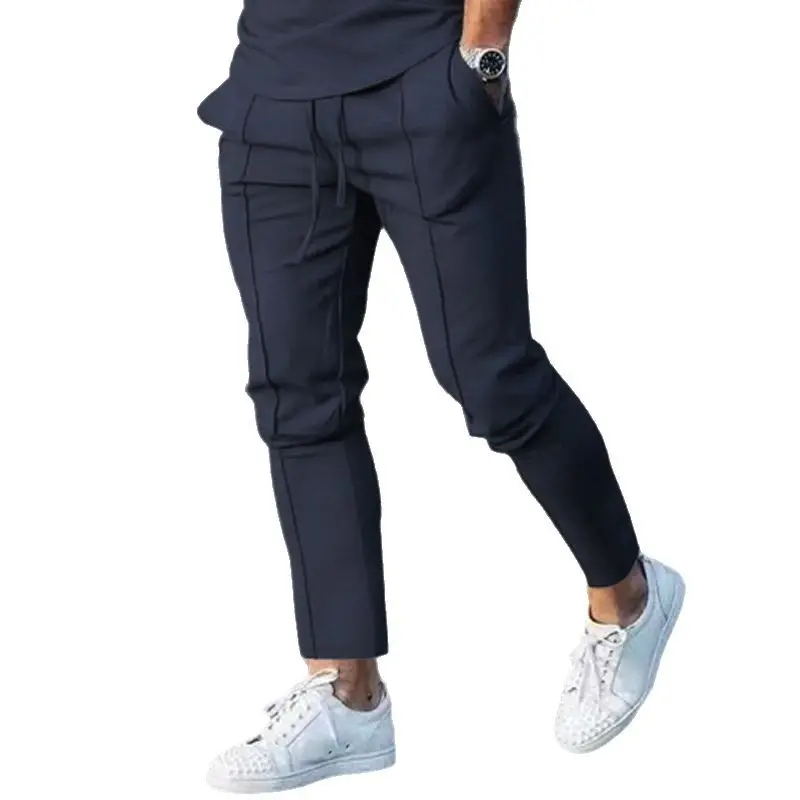 Men's Black Slim Fit Casual Pants 2025 - Image 14