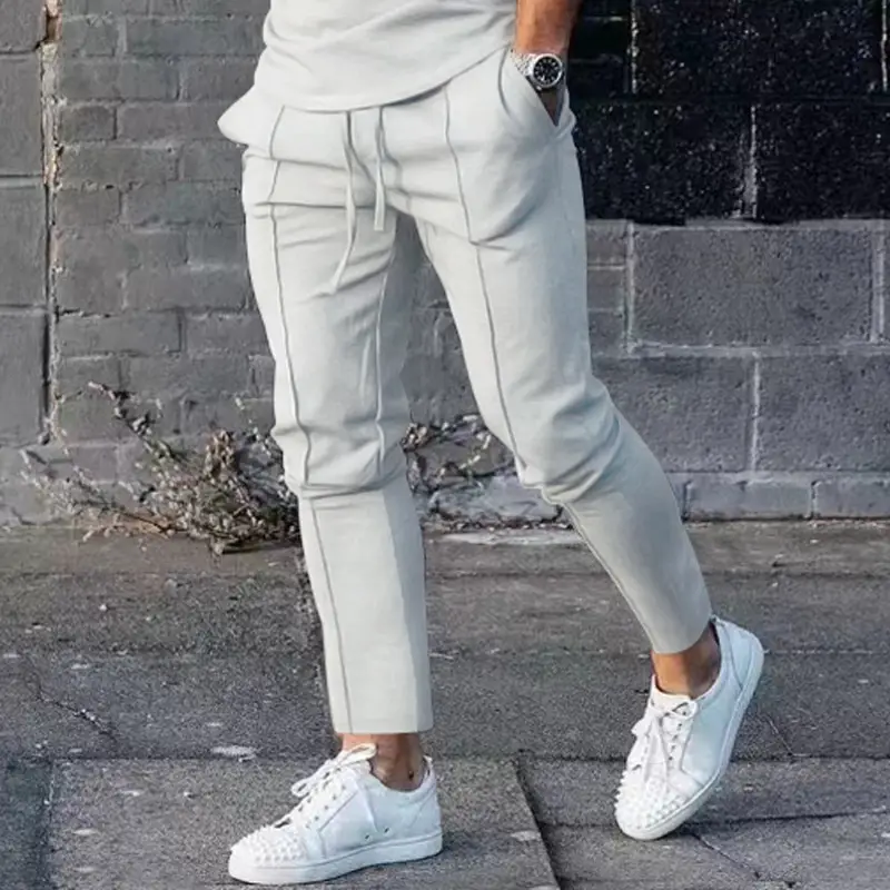 Men's Black Slim Fit Casual Pants 2025 - Image 7