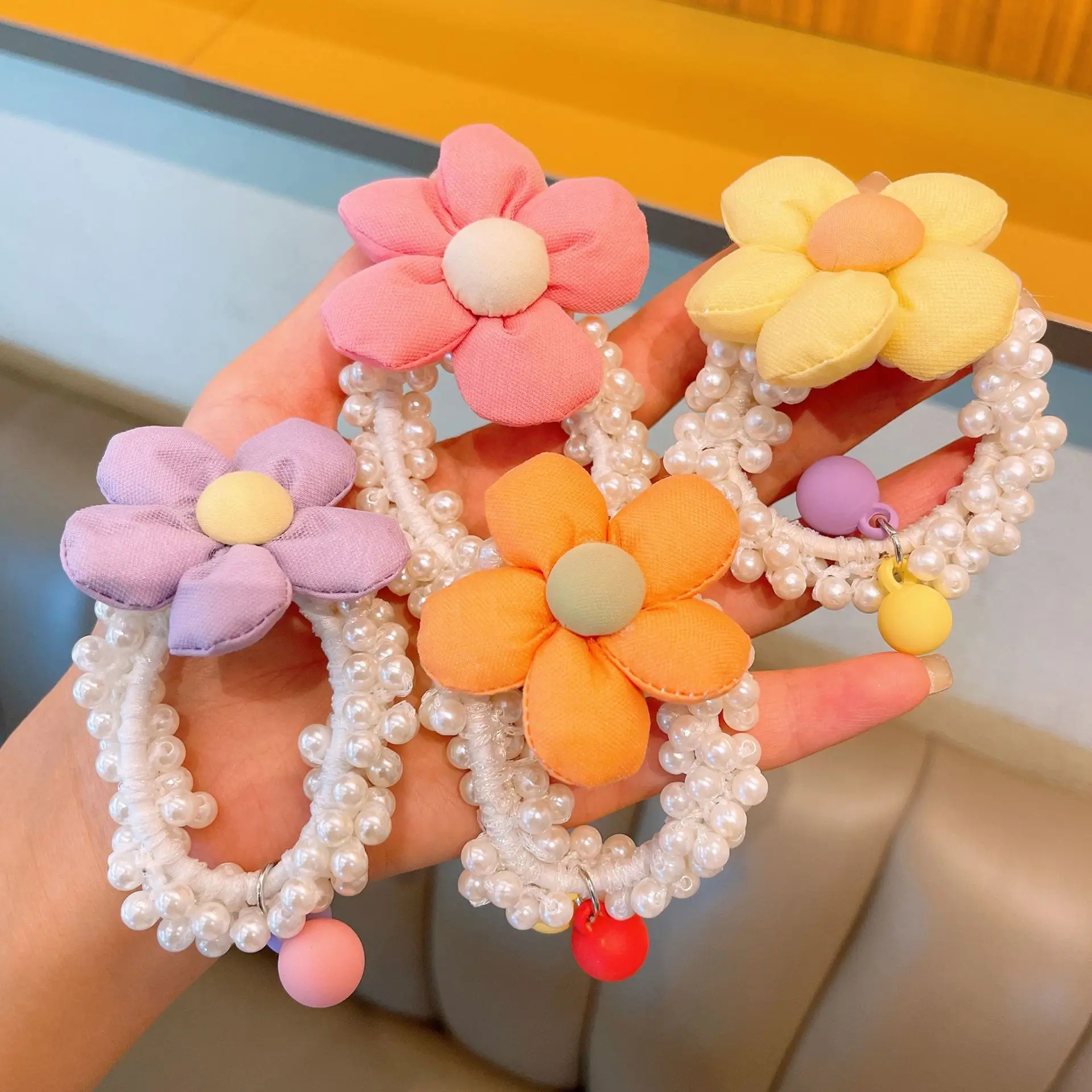 Pearl Crown for Girls with Star & Crystal Accents