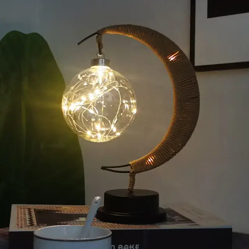 Nordic Cross-Lamp Moon Star LED Night Light - Image 5