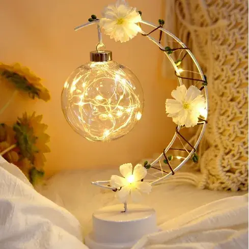 Nordic Cross-Lamp Moon Star LED Night Light - Image 7