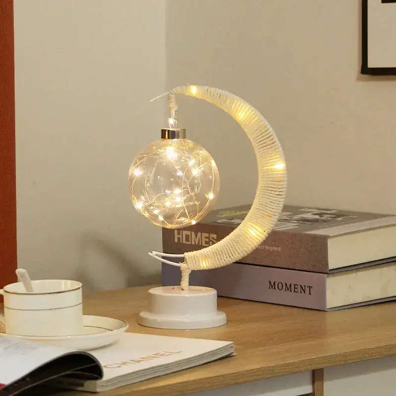 Nordic Cross-Lamp Moon Star LED Night Light - Image 2