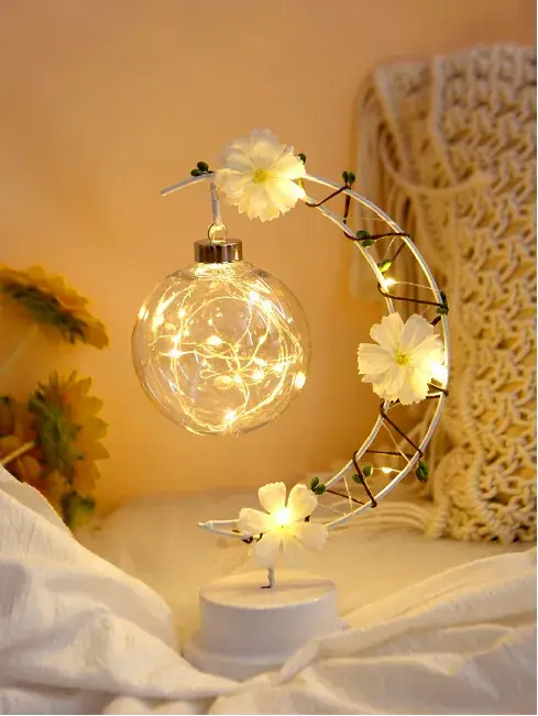 Nordic Cross-Lamp Moon Star LED Night Light - Image 3