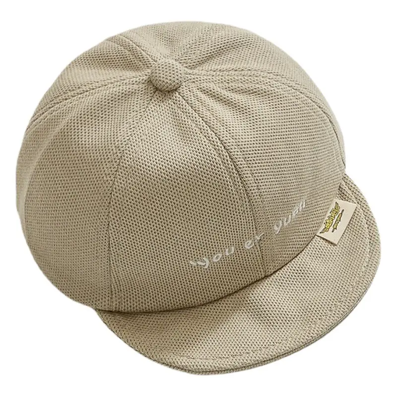 Dark Blue Three Color Baby Cap Soft Bristle Boys Girls