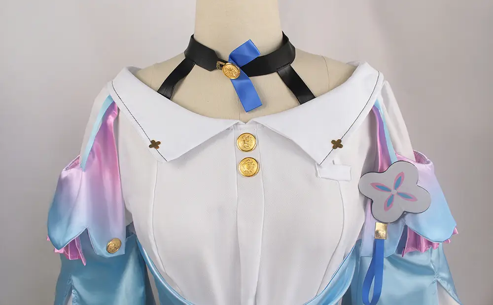 Women's Cosplay Costume Blue Black Skirt Set — feature 11