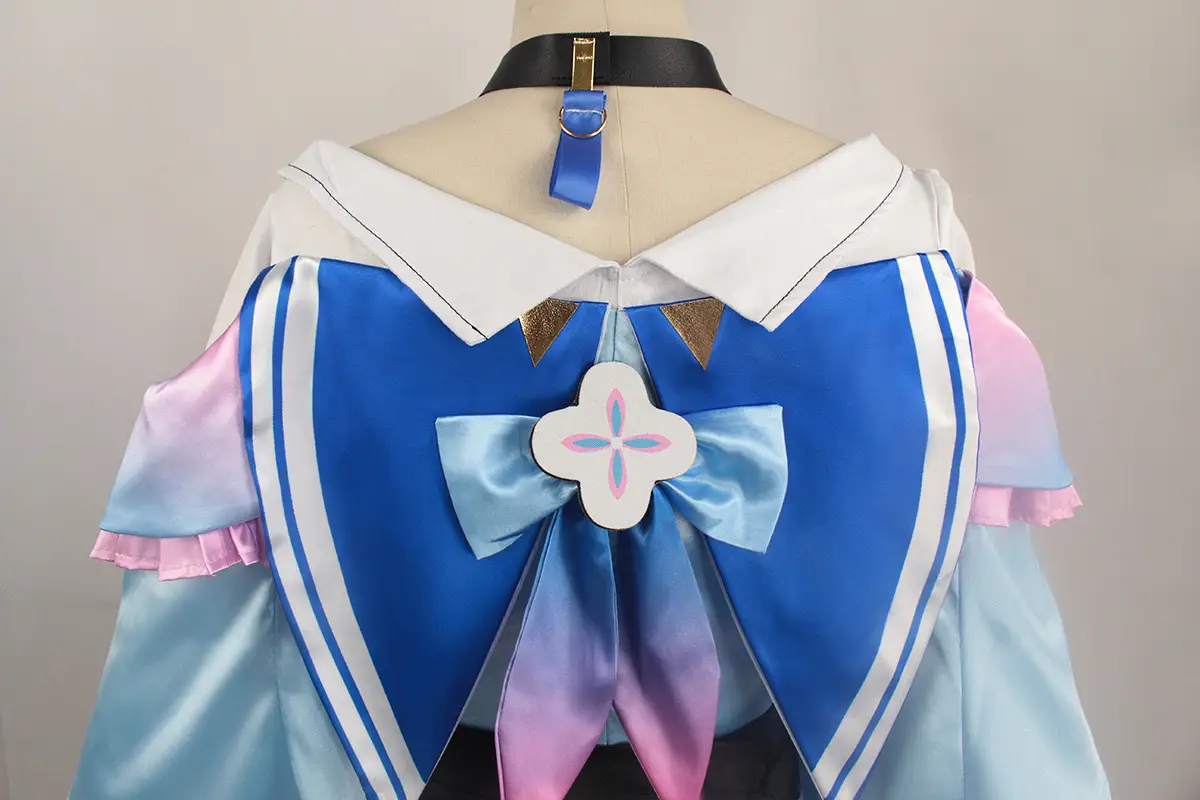 Women's Cosplay Costume Blue Black Skirt Set — feature 12