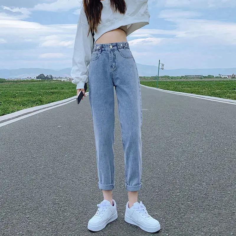 Women's Adjustable High Waist Slimming Cropped Pants - Image 2